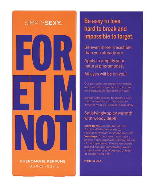 Simply Sexy Pheromone Perfume Forget Me Not Spray 0.3oz