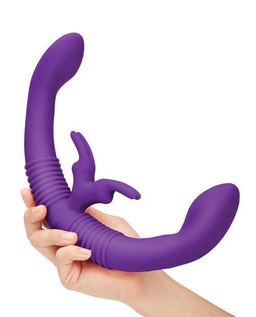 Together Toy Silicone Rechargeable Echo Function Vibrator for Couples with Remote Control - Purple
