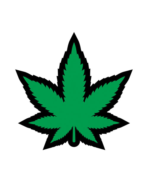 Marijuana Leaf Green Enamel Pin - Green/Black