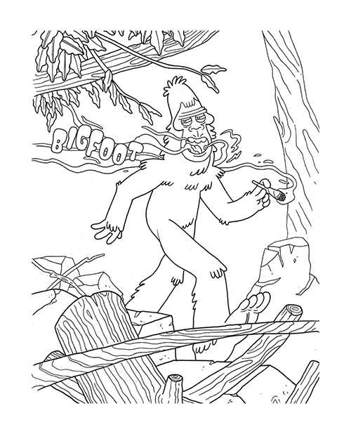 Who Smokes Weed? Coloring Book