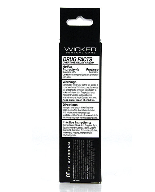 Wicked Overtime Delay Cream 1oz