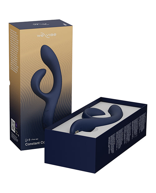 We-Vibe Nova 2 Rechargeable Silicone Rabbit Vibrator - Midnight Blue