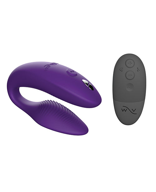 We-Vibe Sync 2 Rechargeable Silicone Couples Vibrator with Remote Control - Purple