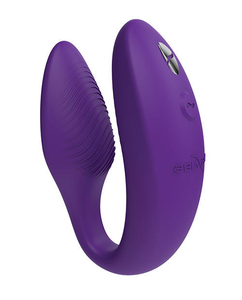 We-Vibe Sync 2 Rechargeable Silicone Couples Vibrator with Remote Control - Purple