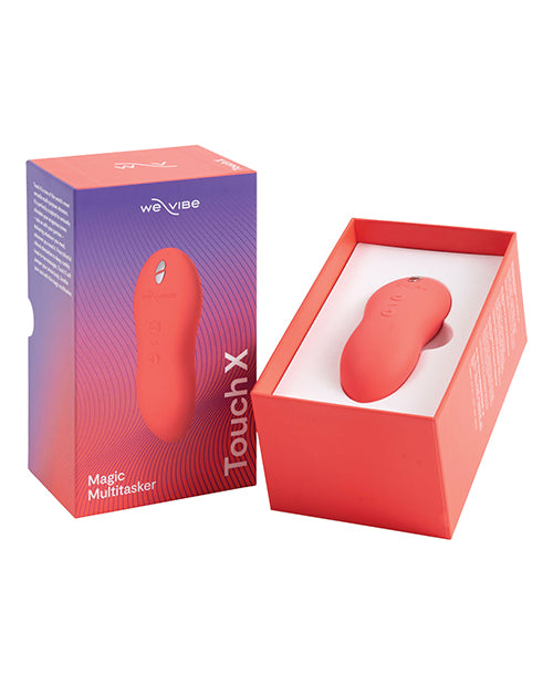 We-Vibe Touch X Rechargeable Silicone Clitoral Mini Vibrator - Crave Coral