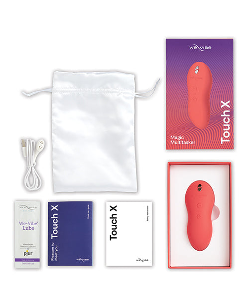 We-Vibe Touch X Rechargeable Silicone Clitoral Mini Vibrator - Crave Coral