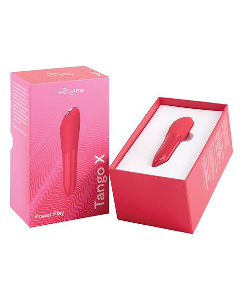 We-Vibe Tango X Rechargeable Clitoral Mini Bullet Vibrator - Cherry Red