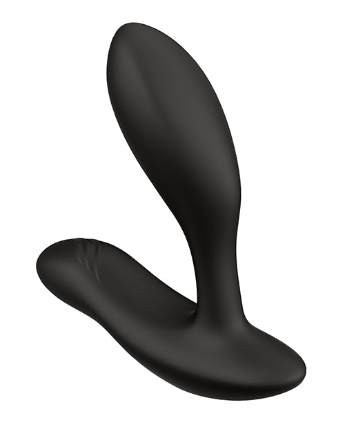 We-Vibe Vector+ Rechargeable Silicone Vibrating Prostate Massager with Remote Control - Charcoal Black