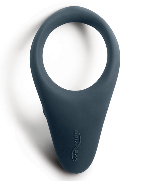 We-Vibe Verge Rechargeable Silicone Vibrating Perineum Cock Ring - Slate
