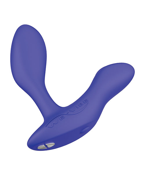 We-Vibe Vector+ Rechargeable Silicone Vibrating Prostate Massager with Remote Control - Royal Blue