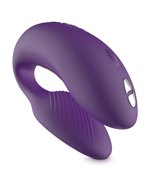 We-Vibe Chorus Rechargeable Couples Vibrator with Squeeze Remote Control - Purple
