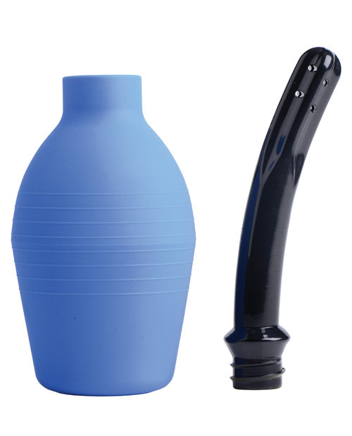 CleanStream Premium One-Way Valve Enema Douche - Blue