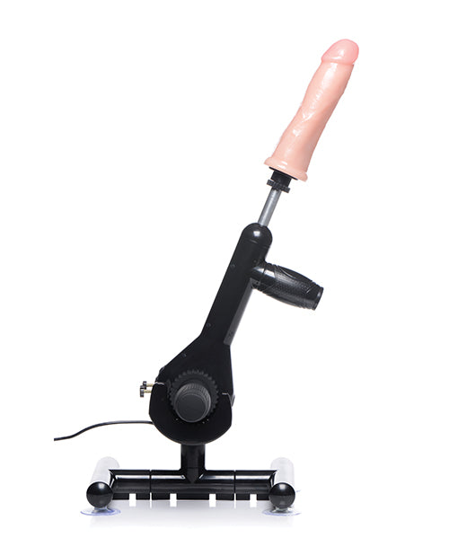 LoveBotz Pro-Bang Plug In Sex Machine with Remote Control - Black