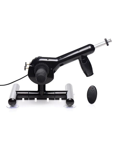 LoveBotz Pro-Bang Plug In Sex Machine with Remote Control - Black