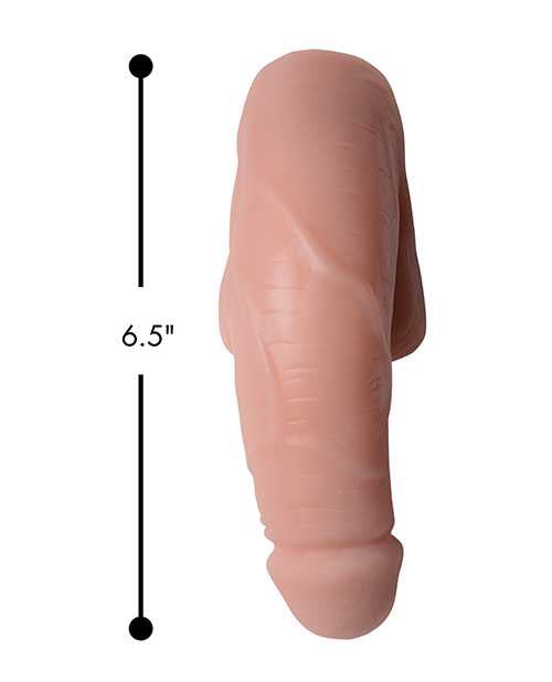 Strap-U Large Bulge Soft Packer Dildo 6.5in - Vanilla