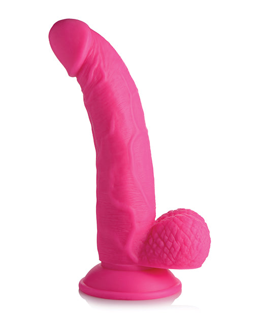 Pop Peckers Dildo with Balls 7.5in - Pink