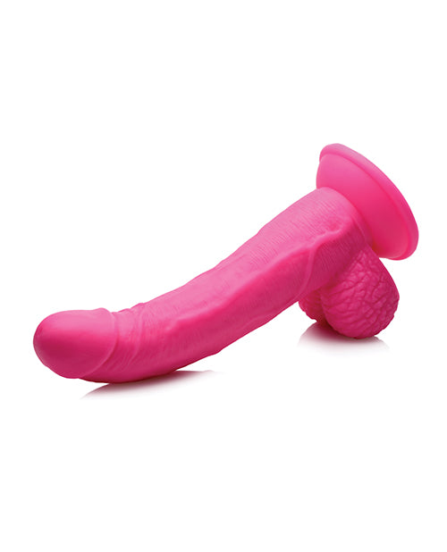 Pop Peckers Dildo with Balls 7.5in - Pink