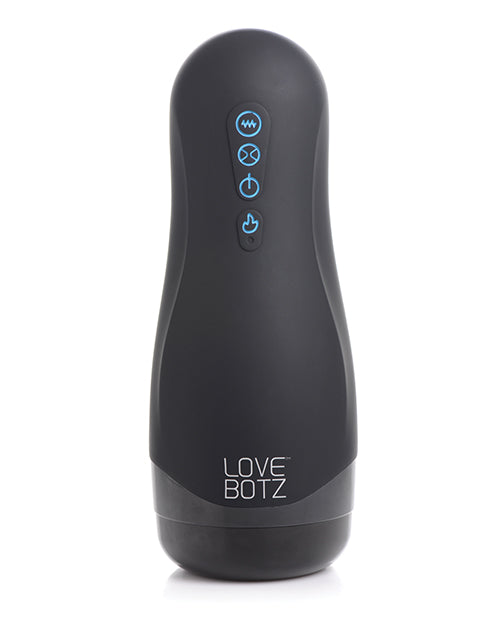LoveBotz Handheld Milker Rechargeable 15X Sucking Masturbator - Black