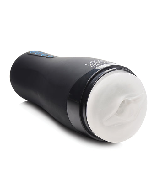 LoveBotz Handheld Milker Rechargeable 15X Sucking Masturbator - Black