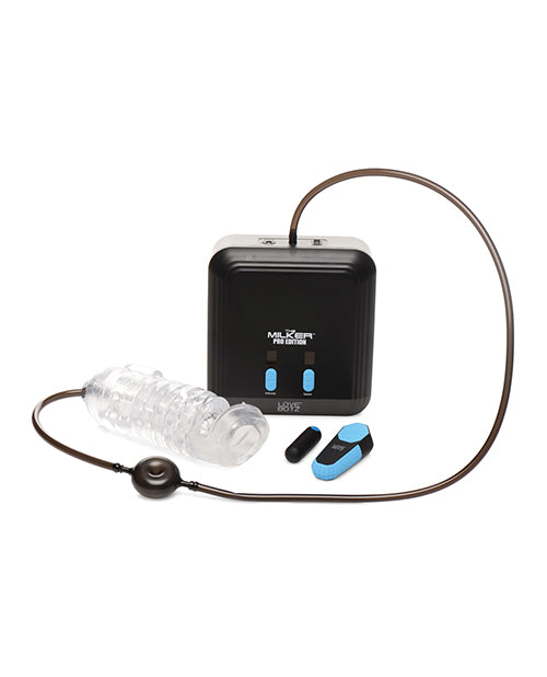 LoveBotz The Milker Pro Edition Masturbator with Remote Control - Black