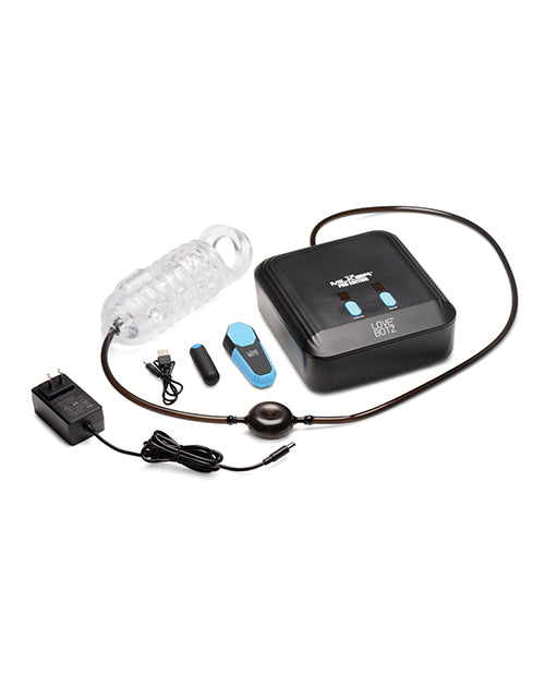 LoveBotz The Milker Pro Edition Masturbator with Remote Control - Black