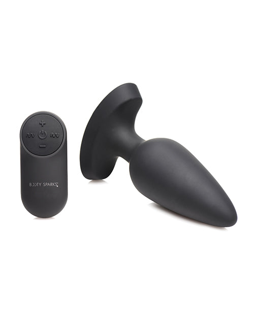 Booty Sparks Laser Heart Anal Plug w/Remote - Large