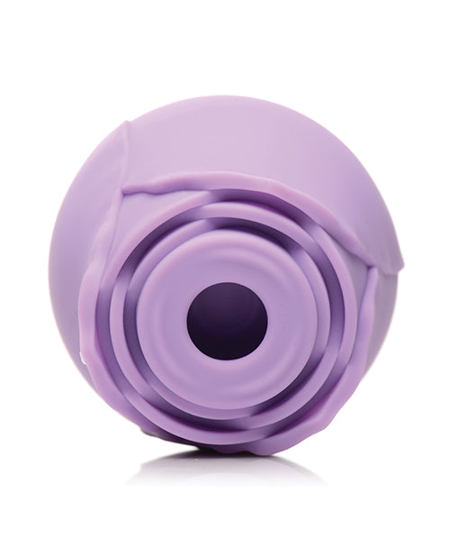Inmi Bloomgasm Rose 10X Silicone Rechargeable Clitoral Stimulator - Purple
