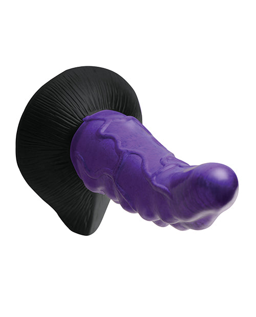 Creature Cocks Orion Invader Veiny Space Alien Silicone Dildo 7.25in - Purple