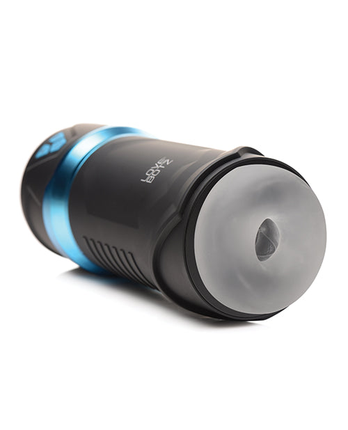 LoveBotz Auto Milker Intense Rechargeable Sucking Masturbator - Black/Blue