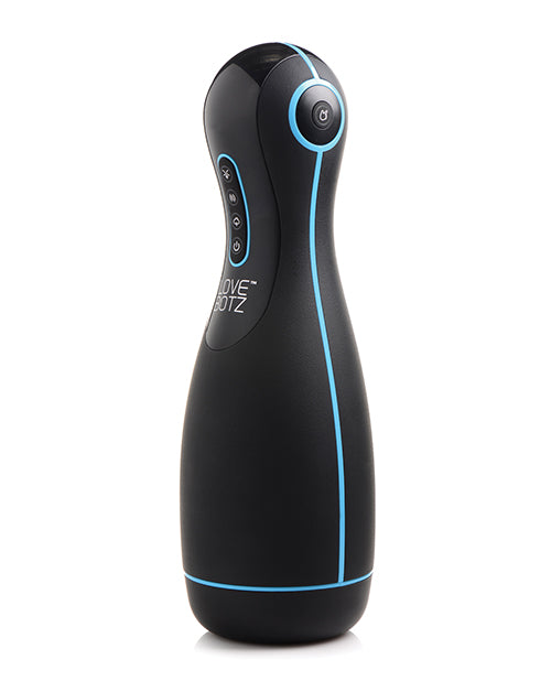 LoveBotz Auto Milker Extreme Rechargeable 16X Sucking Masturbator - Black/Blue