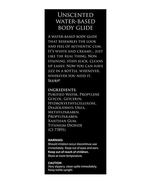 Master Series Jizz Unscented Water Based Lubricant 34oz