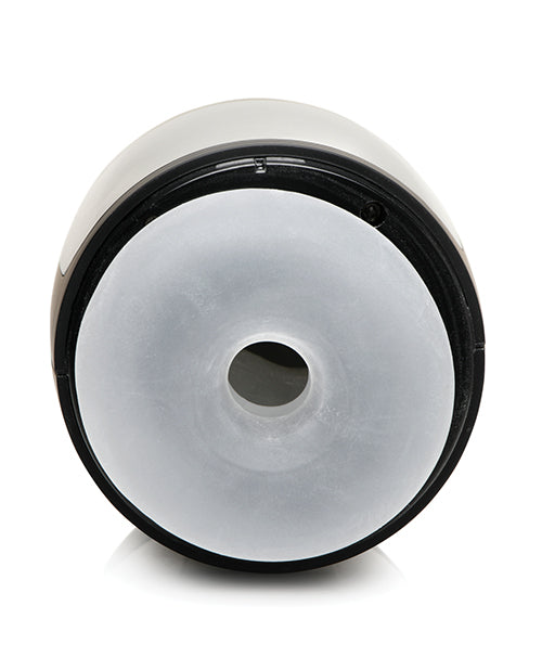 LoveBotz The Milker Slider 18X Rechargeable Stroking Masturbator - Black/Clear