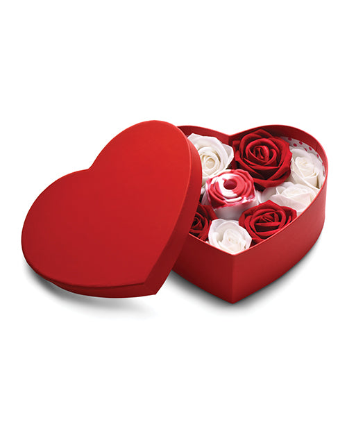 Bloomgasm The Rose Lover`s Gift Box - Red/White Swirl
