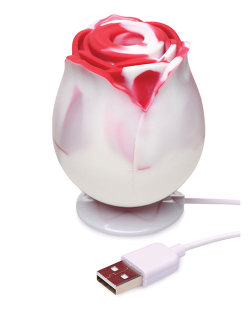 Bloomgasm The Rose Lover`s Gift Box - Red/White Swirl