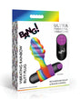 Bang! Vibrating Rainbow Butt Plug