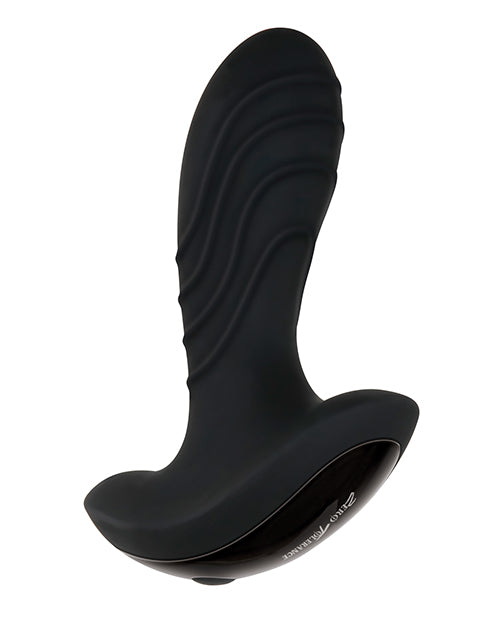 Zero Tolerance The Gentleman Rechargeable Silicone Vibrating Prostate Massager - Black