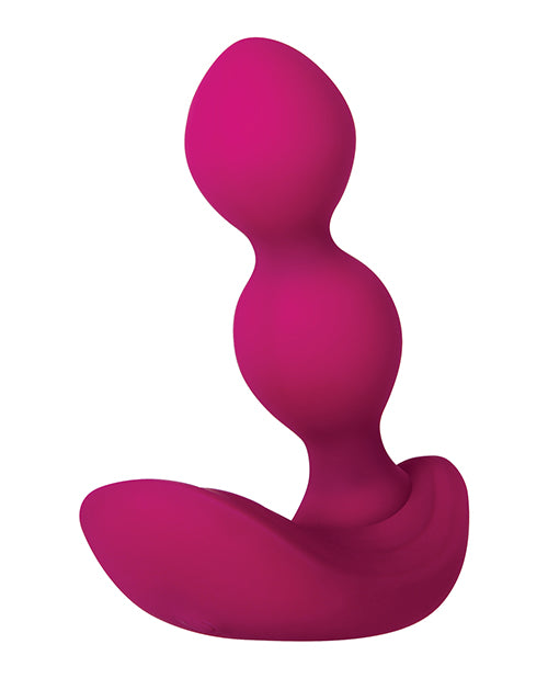 Zero Tolerance Bubble Butt Silicone Inflatable Rechargeable Anal Plug with Remote Control - Red