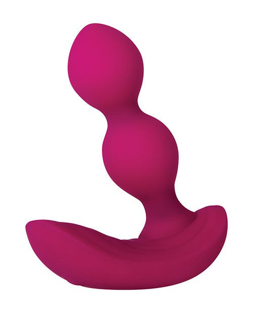 Zero Tolerance Bubble Butt Silicone Inflatable Rechargeable Anal Plug with Remote Control - Red