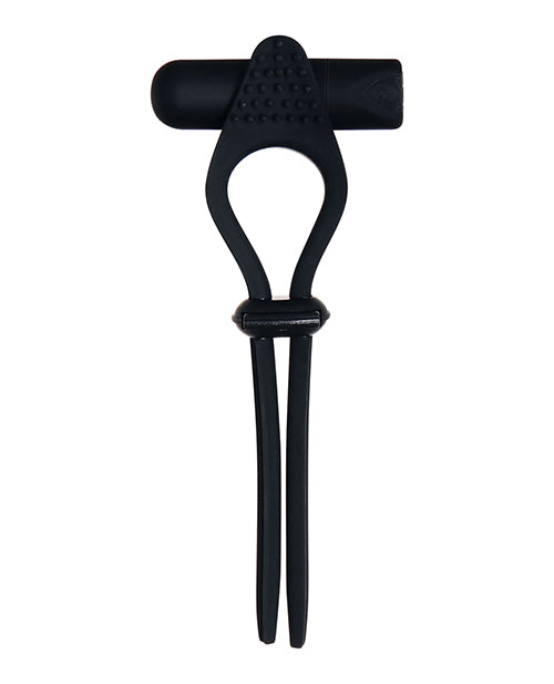 Zero Tolerance Black Tie Affair Vibrating Cock Tie - Black