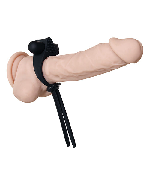 Zero Tolerance Black Tie Affair Vibrating Cock Tie - Black
