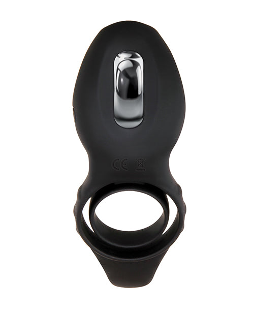 Mr. Flicker Rechargeable Silicone Cock Ring - Black