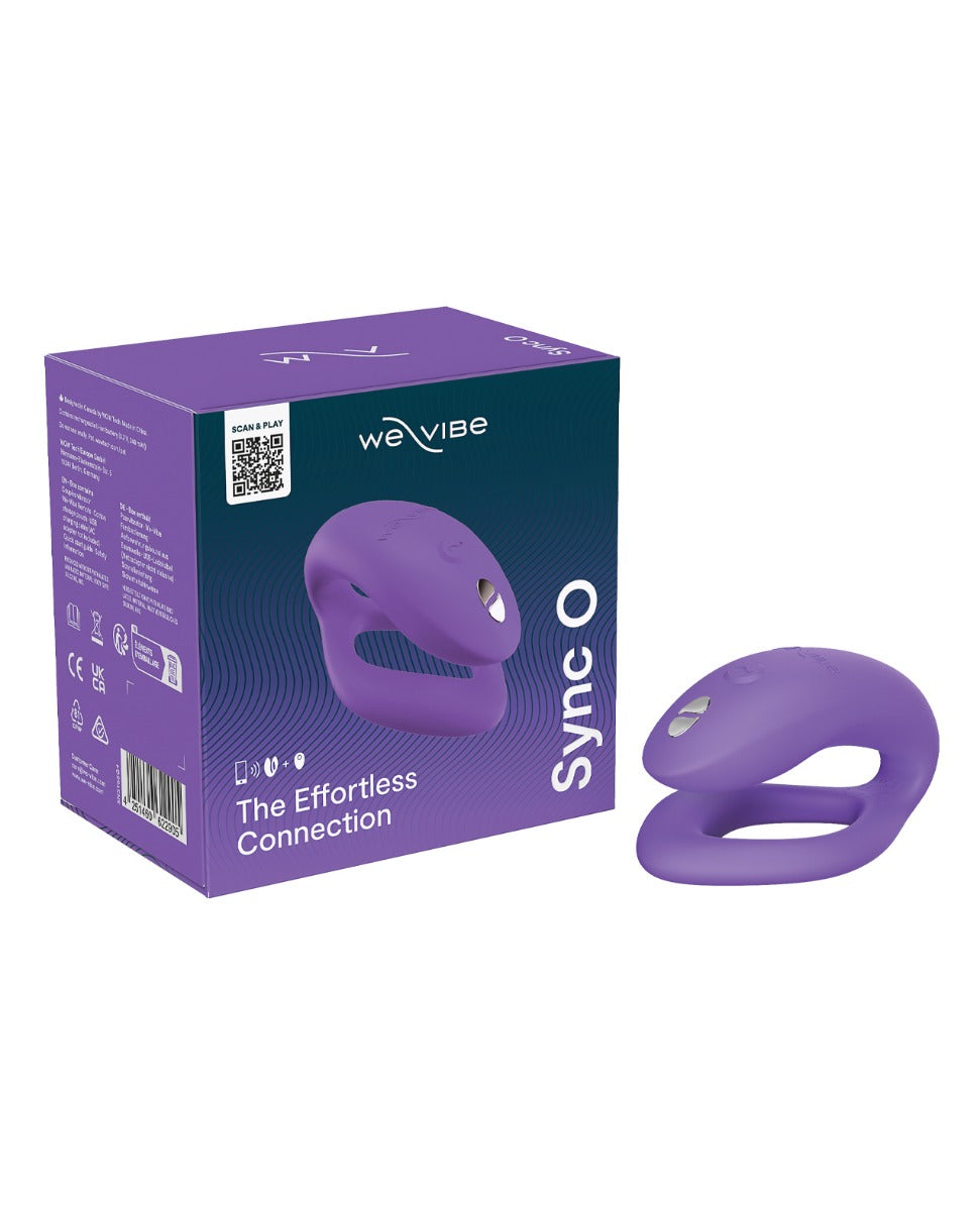 We-Vibe Sync O Rechargeable Silicone Couples Vibrator with Remote Control - Light Purple