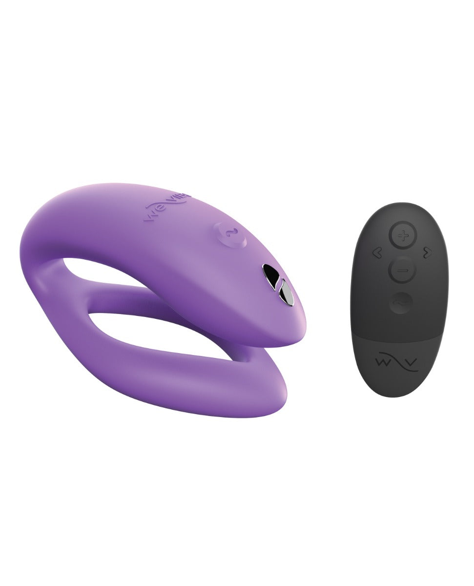 We-Vibe Sync O Rechargeable Silicone Couples Vibrator with Remote Control - Light Purple
