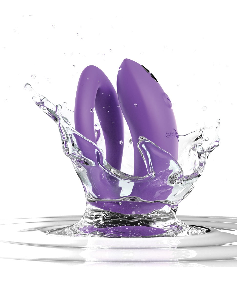 We-Vibe Sync O Rechargeable Silicone Couples Vibrator with Remote Control - Light Purple