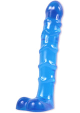 Raging Hard-Ons - Slimline Anal Series - Ass Play Ballsy Dildo with Balls 5.5in - Cobalt Blue