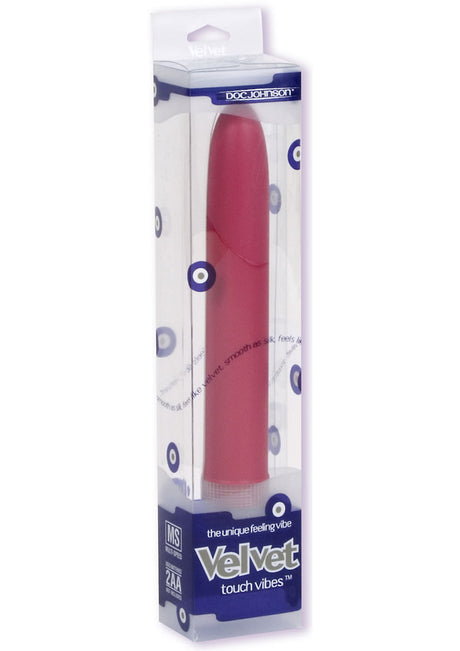 Velvet Touch Vibes Waterproof Vibrator 7in - Dusty Rose
