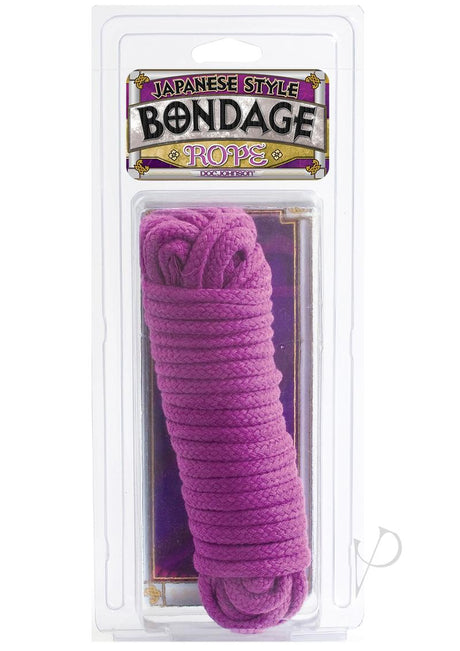 Doc Johnson Japanese Style Cotton Bondage Rope 32 Feet - Purple