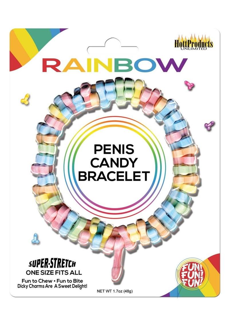 Dicky Charms Multi Flavored Penis Shaped Candy In A Super Stretch Bracelet