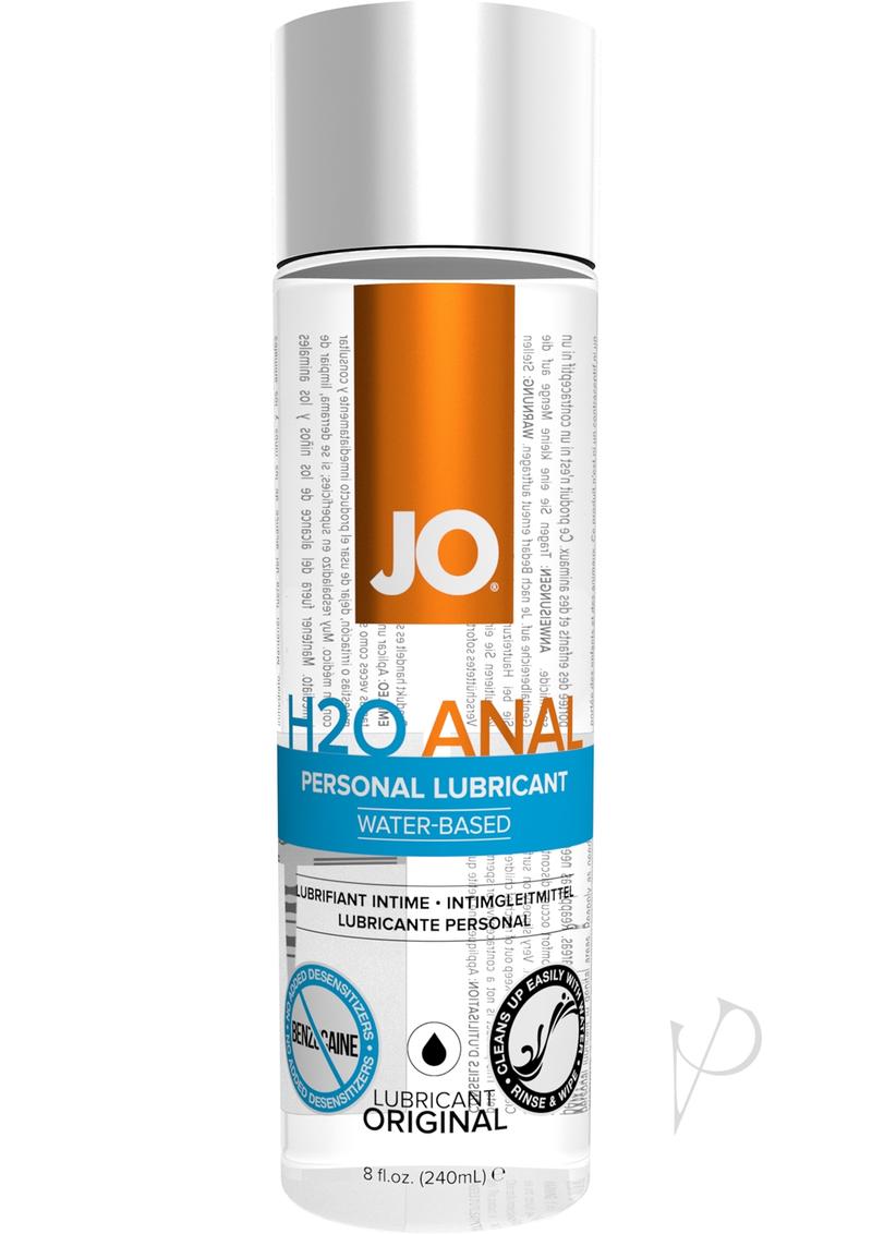 JO H2O Anal Water Based Lubricant 8oz