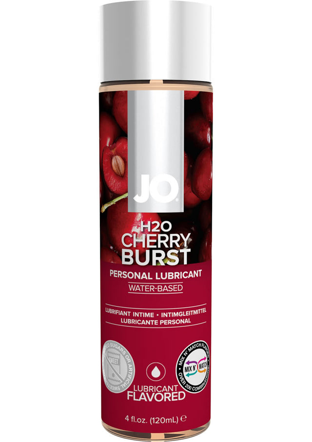 JO H2O Water Based Flavored Lubricant Cherry Burst 4oz